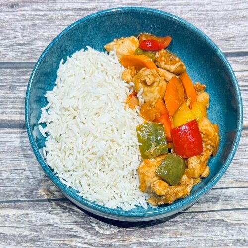 Nikki's Signature Stewed Chicken with Peppers and Rice